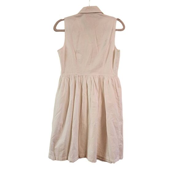 Tommy Hilfiger NWT cotton ruffle front sleeveless dress size medium - Picture 2 of 9